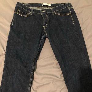 Levi’s Dark Wash Low Rise Jeans